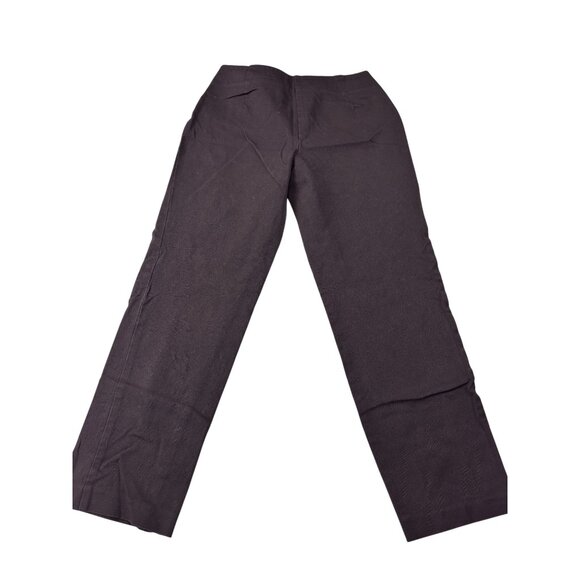 Chicos Womens Brown Straight Leg Pants Size 0 Polyester Blend Modern Fit - Picture 2 of 10